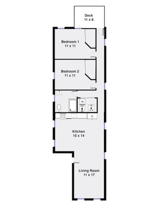 Central Chicago Suite2 Access To Patio Eksteriør billede
